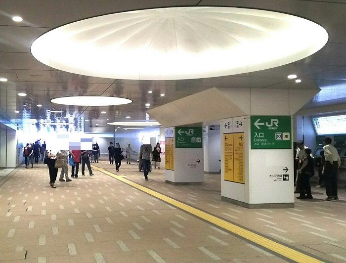 6/24（日）開通したJR新小岩駅の南北自由通路を見てきました、自転車も通れます！工事は2019年夏頃まで続く予定